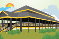 RUMAH ADAT KALIMANTAN TIMUR
