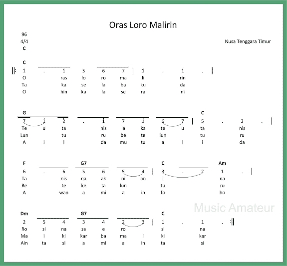 Lirik lagu ntt terlengkap