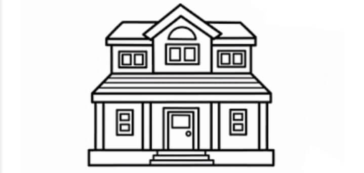 Tutorial membuat lukisan rumah