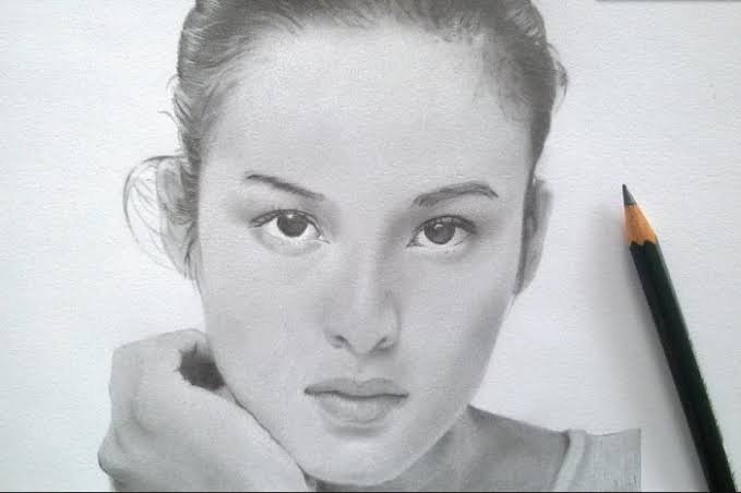 Cara menggambar wajah