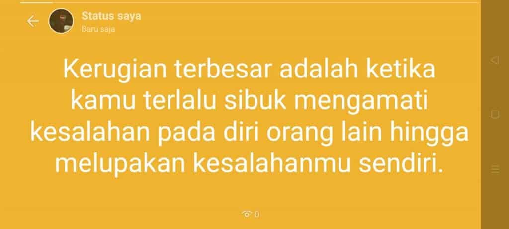 Status wa kekinian terbaru