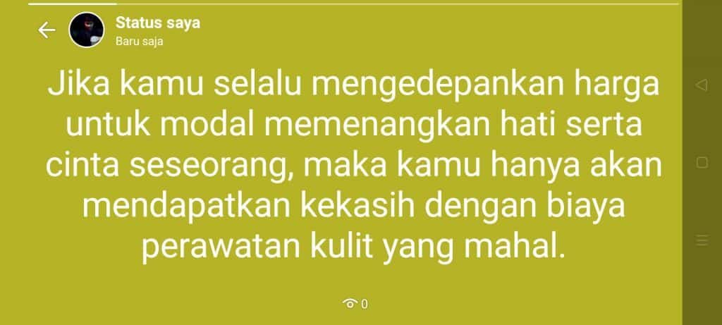 Status wa kekinian 2020