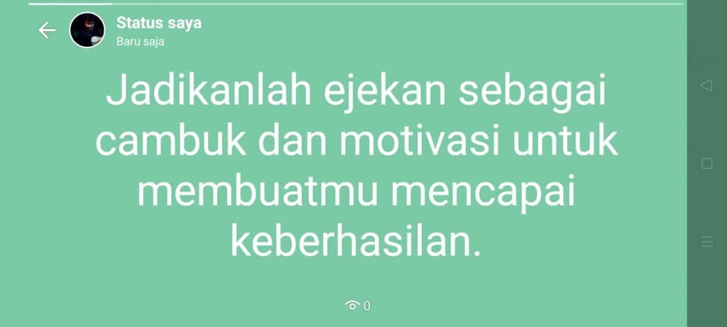 Status WhatsApp Kekinian terbaik