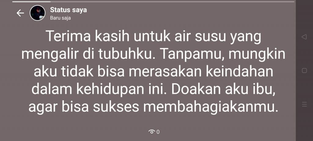 Status wa tentang rindu