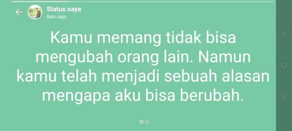 Story WhatsApp Romantis 2020