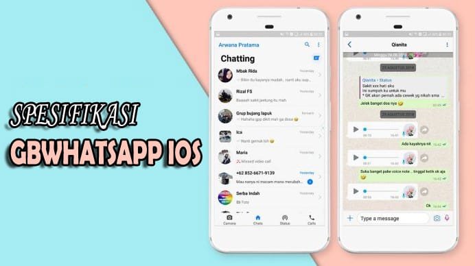 SPESIFIKASI GBWHATSAPP IOS