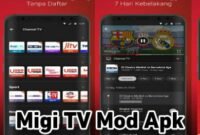 Migi TV Sports Mod Apk (Streaming Bola Tanpa Iklan) Migi TV Sports Mod Apk (Streaming Bola Tanpa Iklan)